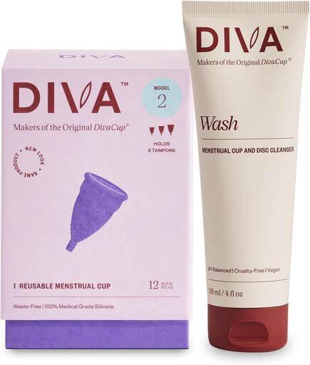 DivaCup Model 2 with Diva Wash Combo