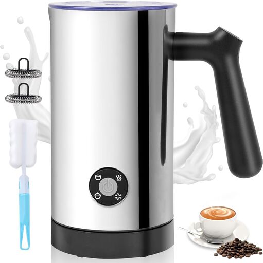 Milk Frother, 4-in-1 Electric Steamer