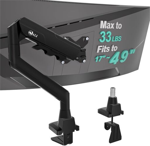 WALI Heavy Duty Single Monitor Arm