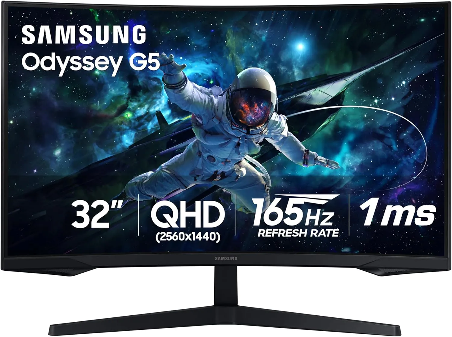 Samsung 32" Odyssey G55C QHD Curved Gaming Monitor
