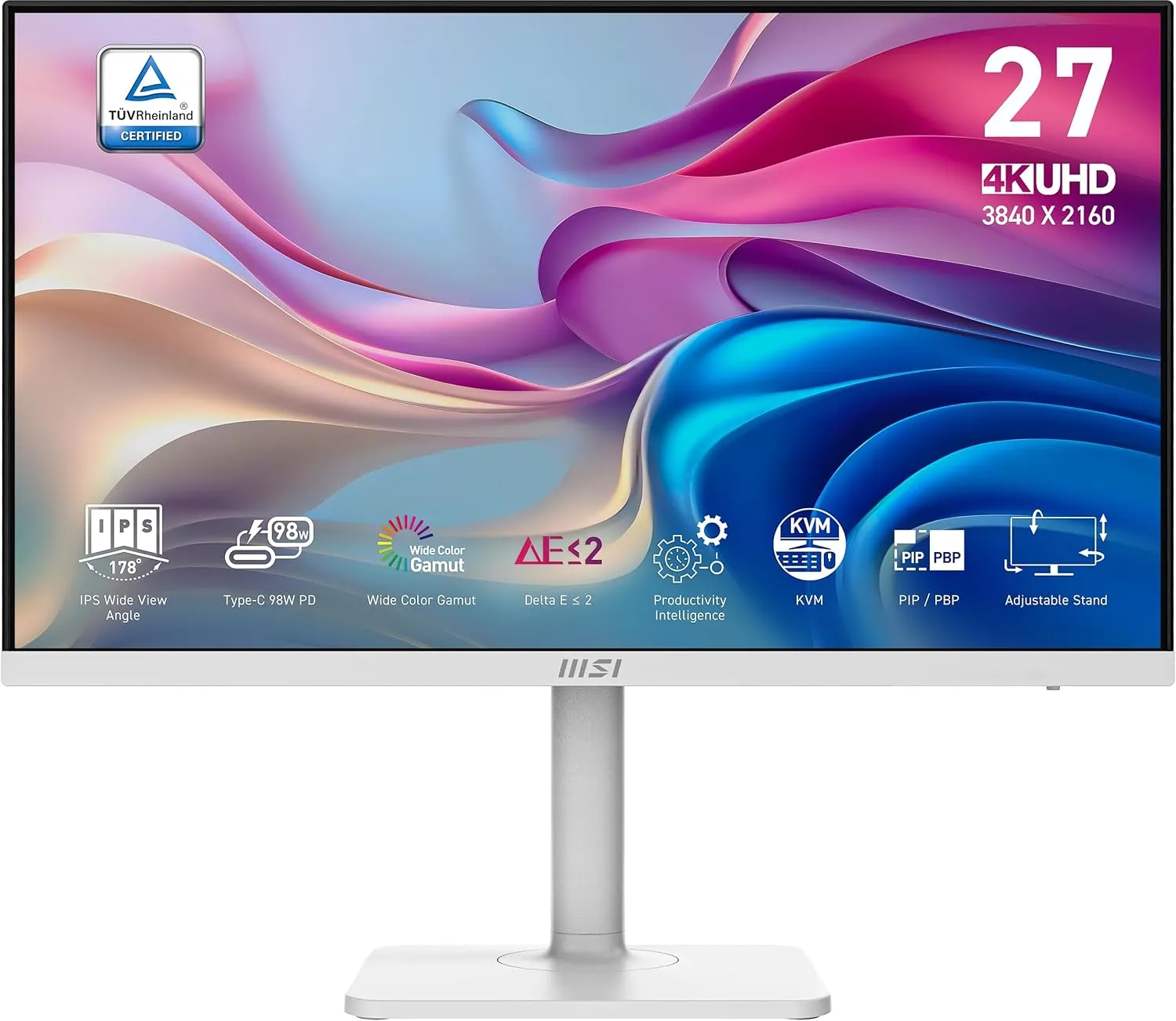 MSI Modern MD27UPHW 27-inch 4K IPS Monitor