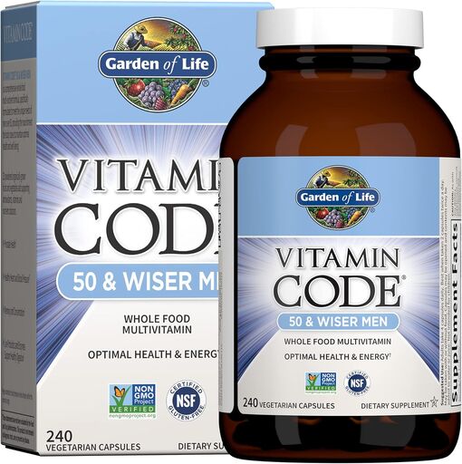 Garden of Life Vitamin Code 50 & Wiser Men's Multivitamin