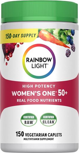 Rainbow Light Women's One 50+ Multivitamin