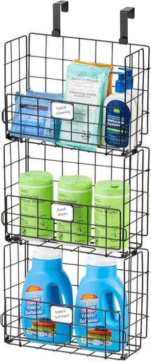 IRIS USA Over The Door Organizer, 3 Pack