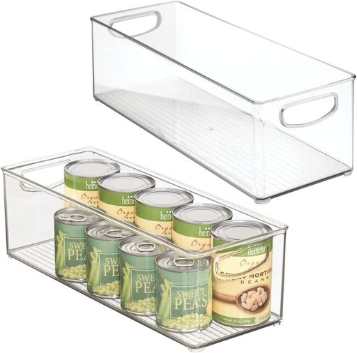 mDesign Plastic Stackable Kitchen Organizer - 2 Pack