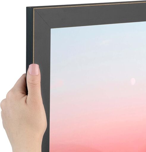 ArtToFrames 11x14 inch Black Satin Picture Frame