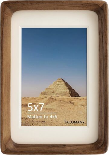 Natural Wood Photo Frame - Walnut 5x7