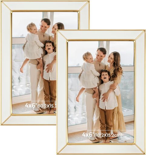 Frametory Enamel Picture Frame 4x6 Gold