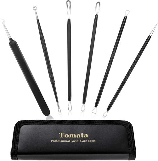 Blackhead Remover Pimple Popper Tool Kit - 6 Piece