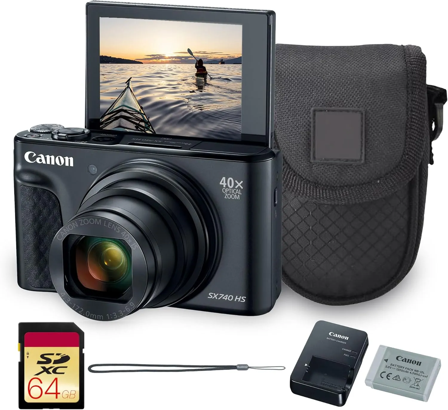 Canon PowerShot SX740 HS Digital Camera
