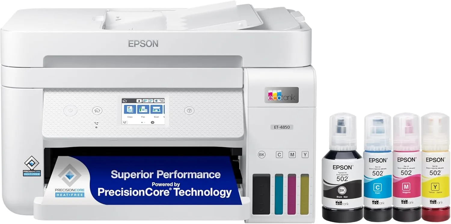 Epson EcoTank ET-4850 All-in-One Printer