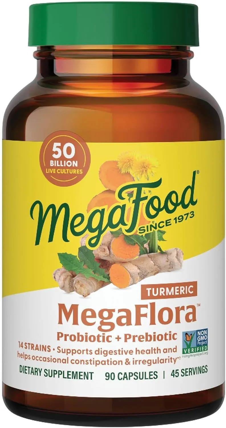 MegaFood MegaFlora Probiotics + Prebiotics