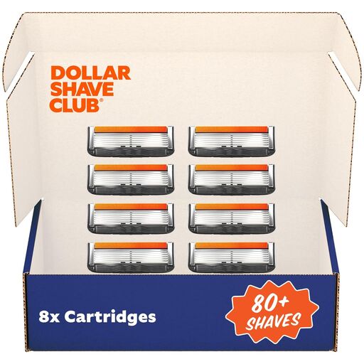 Dollar Shave Club 6-Blade Razor Refills (8 Pack)