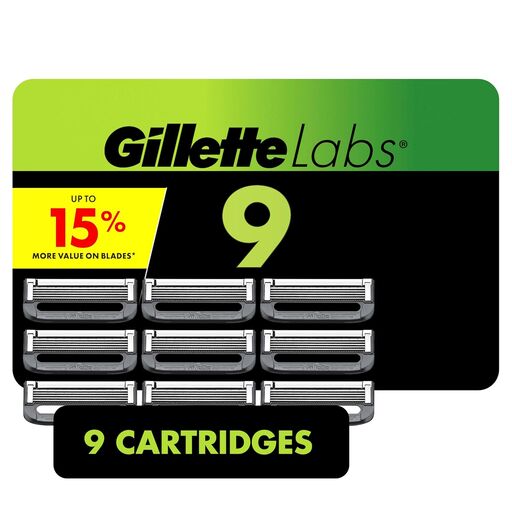 GilletteLabs Razor Blade Refills - 9 Count