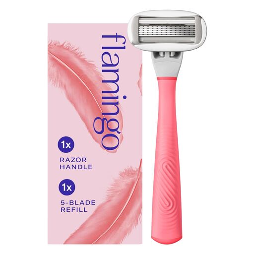 Flamingo Razors for Women - Pink Handle