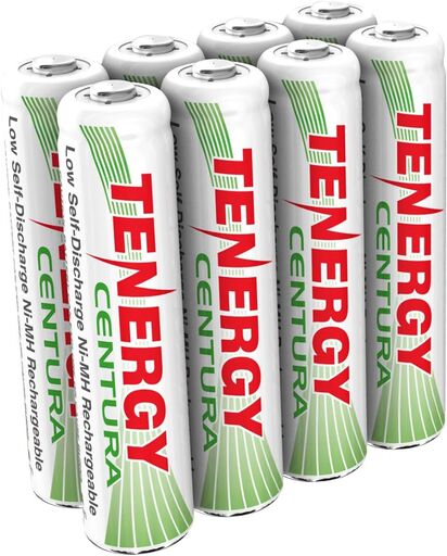 Tenergy Centura AAA Rechargeable Battery 8-Pack