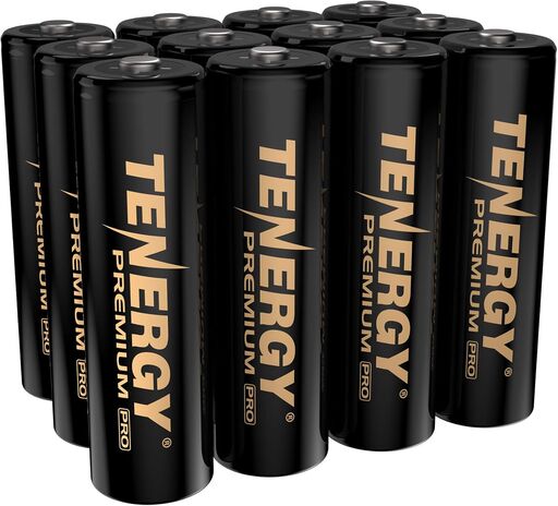 Tenergy Premium PRO Rechargeable AA Batteries