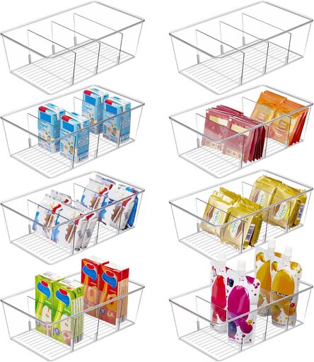 Vtopmart 8 Pack Food Storage Organizer Bins