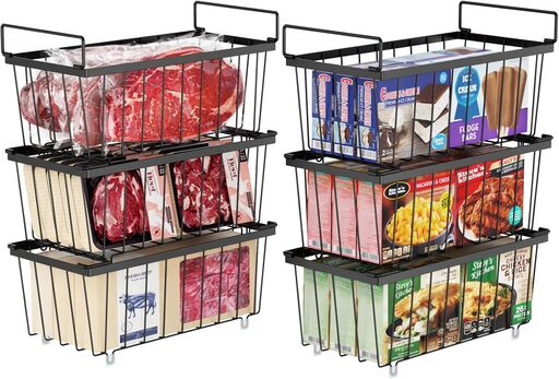 iSPECLE Freezer Storage Bins - 6 Pack