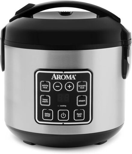 AROMA Digital Rice Cooker 4-Cup ARC-914SBD
