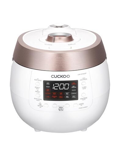Cuckoo CRP-RT0609FW 6 Cup Twin Pressure Plate Rice Cooker