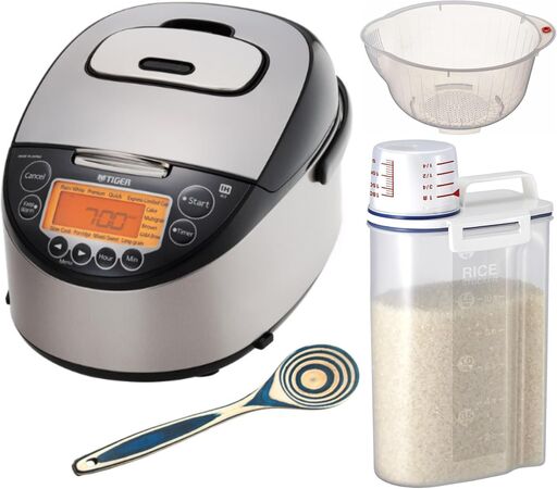 Tiger JKT-D10U Rice Cooker Bundle