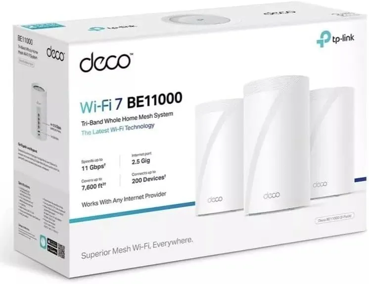 TP-Link Deco BE11000 Wi-Fi 7 Mesh System