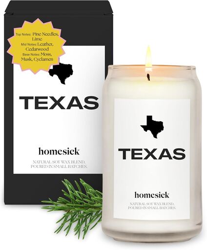 Homesick Scented Candle - Texas