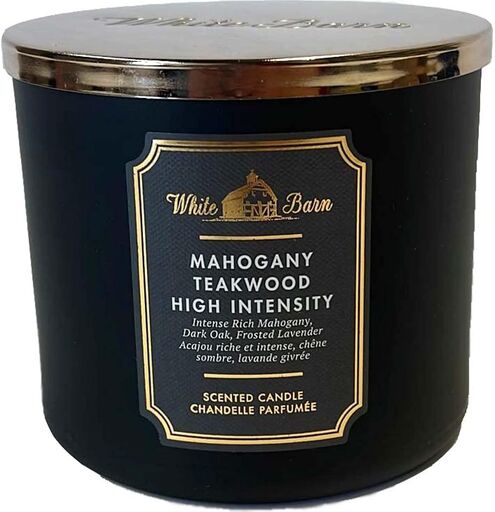 White Barn Mahogany Teakwood 3-Wick Candle
