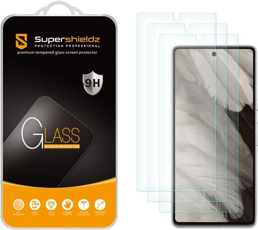 Supershieldz (3 Pack) Tempered Glass Screen Protector for Google Pixel 7a