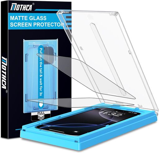 Mothca 2 Pack Matte Glass Screen Protector for iPhone 14 Pro Max