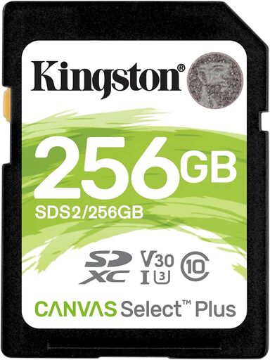 Kingston Canvas Select Plus 256GB SDXC Card