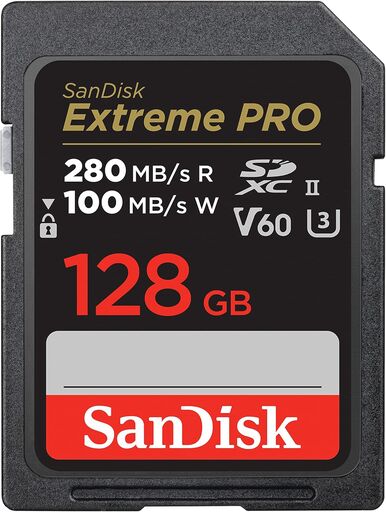 SanDisk 128GB Extreme PRO SDXC UHS-II Card