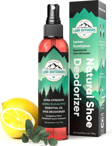 Lumi Outdoors Natural Shoe Deodorizer Spray