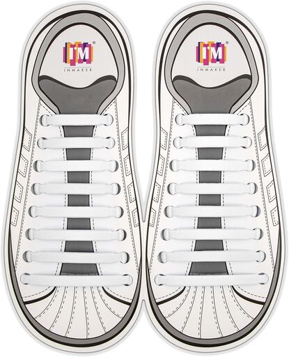 INMAKER No Tie Elastic Shoelaces