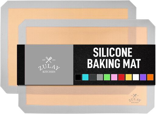 Zulay Kitchen Silicone Baking Mat Set (2 Pack)