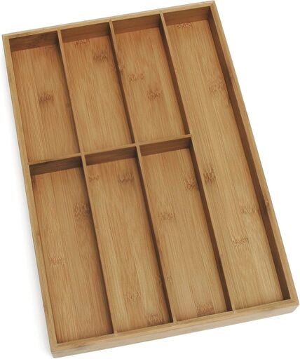 Lipper International Bamboo Flatware Organizer