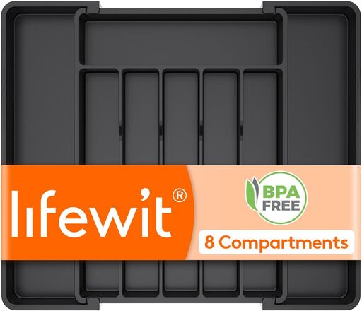 Lifewit Silverware Drawer Organizer
