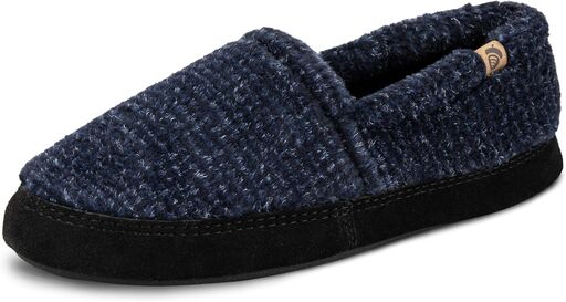 Acorn Mens Moc Slippers with Memory Foam