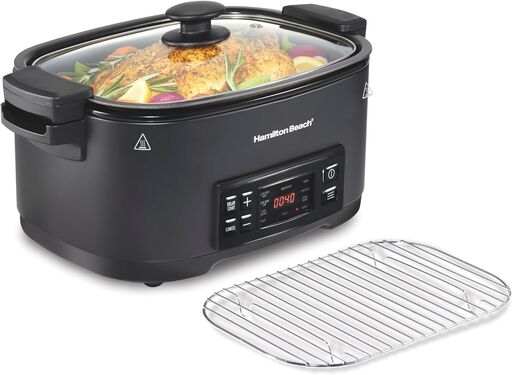 Hamilton Beach 6 Quart 9-in-1 Programmable Slow Cooker