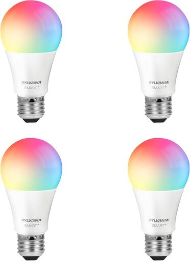 SYLVANIA Wifi LED Smart Light Bulb A19 - 4 Pack