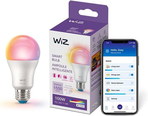 WiZ Connected 100W A19 LED Smart Bulb