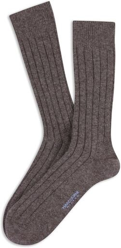 Marcoliani Milano Men's Cashmere Dress Mid Calf Socks