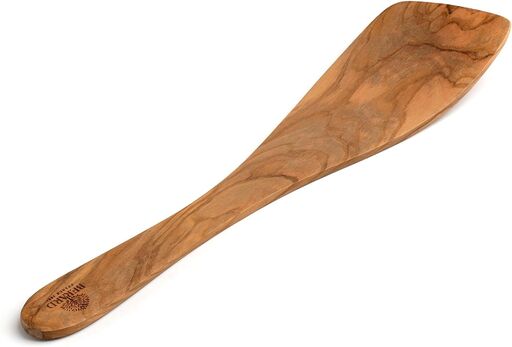 Berard French Olive-Wood Curved Spatula