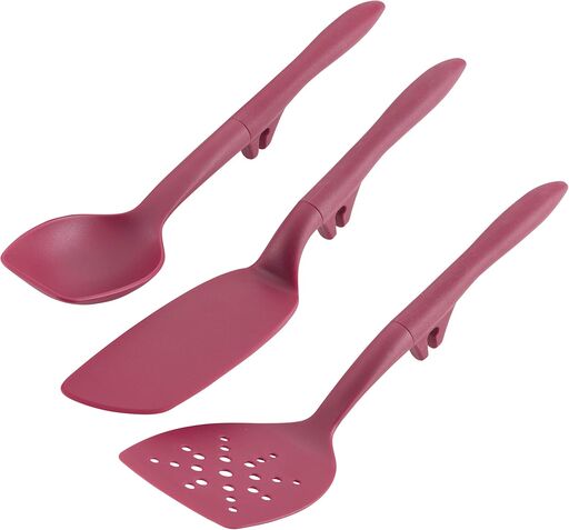 Rachael Ray 3-Piece Lazy Tool Nylon Slotted Turner Set