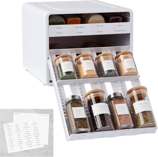 YouCopia SpiceStack Adjustable Spice Rack Organizer