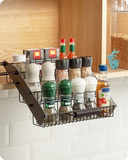 Baffect 3-Tier Pull Down Spice Rack