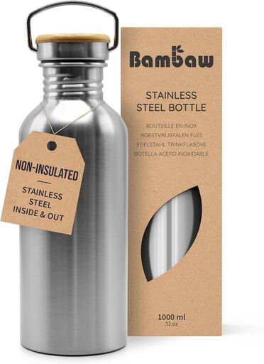 Bambaw Stainless Steel Water Bottle 32 oz