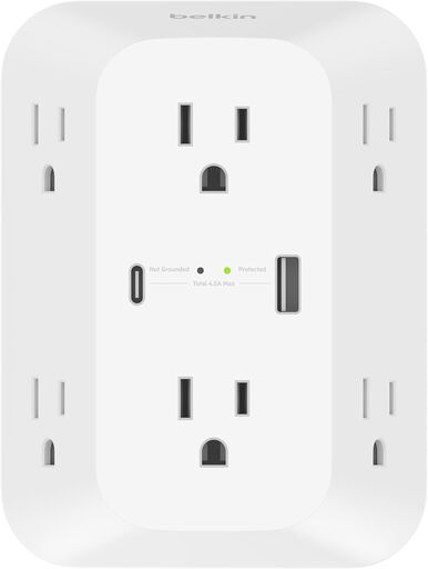 Belkin 6-Outlet Surge Protector Power Strip