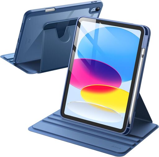 JETech Rotating Case for iPad 10th/11th Gen